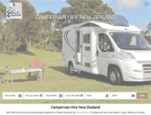 Tablet Screenshot of campervan-hire-new-zealand.com